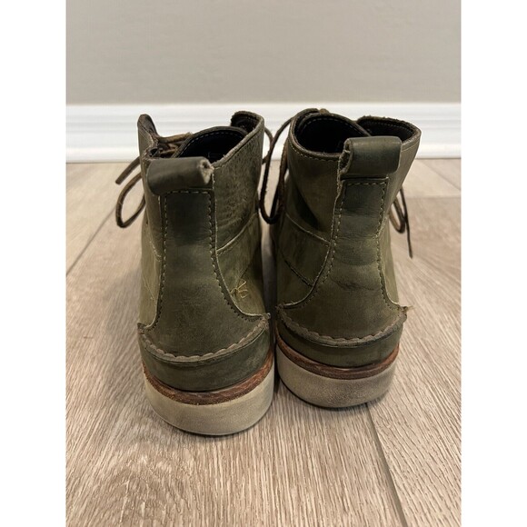 Ronnie Fieg By Sebago Shoes Mens size 10M Chukka Moccasin Boots Green - Picture 4 of 10